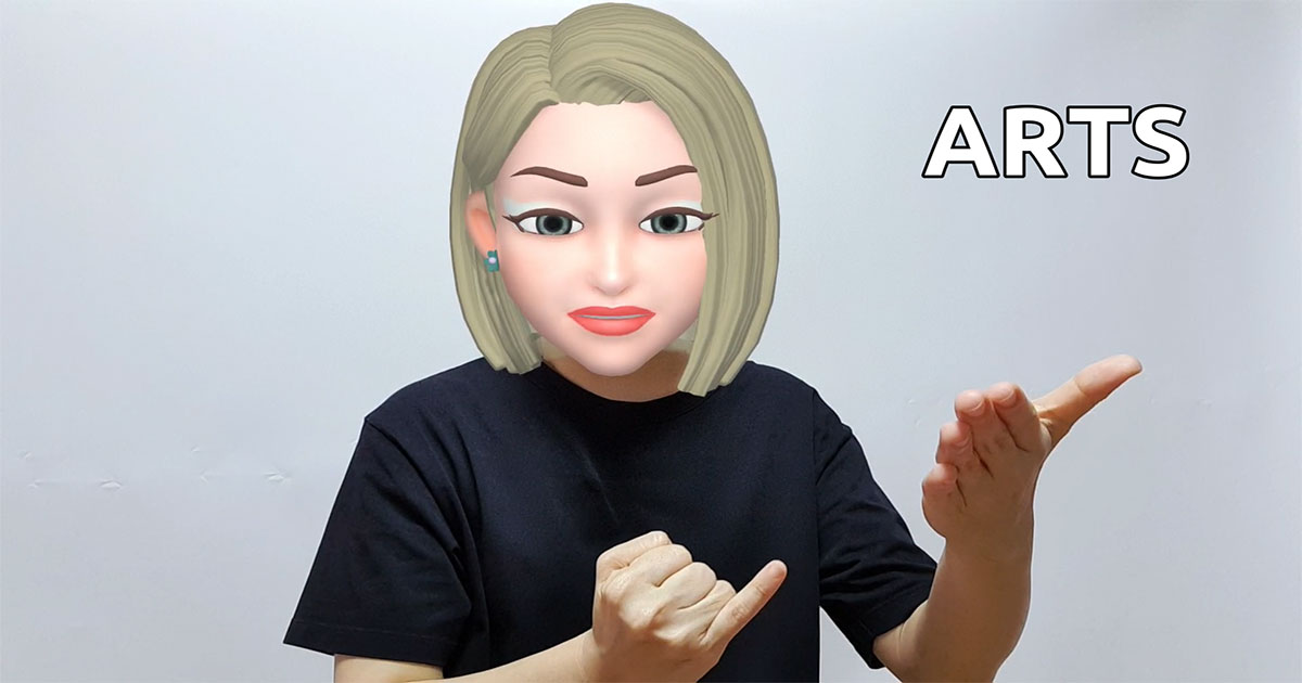 How to say arts in American Sign Language ASL sign?