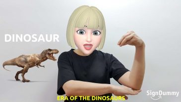 american sign language (asl) lesson: era of the dinosaurs