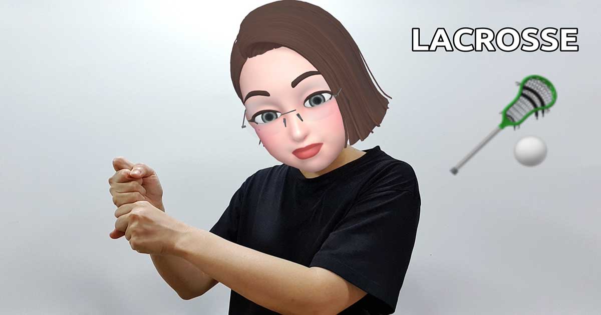 What is the American Sign Language ASL sign for lacrosse?