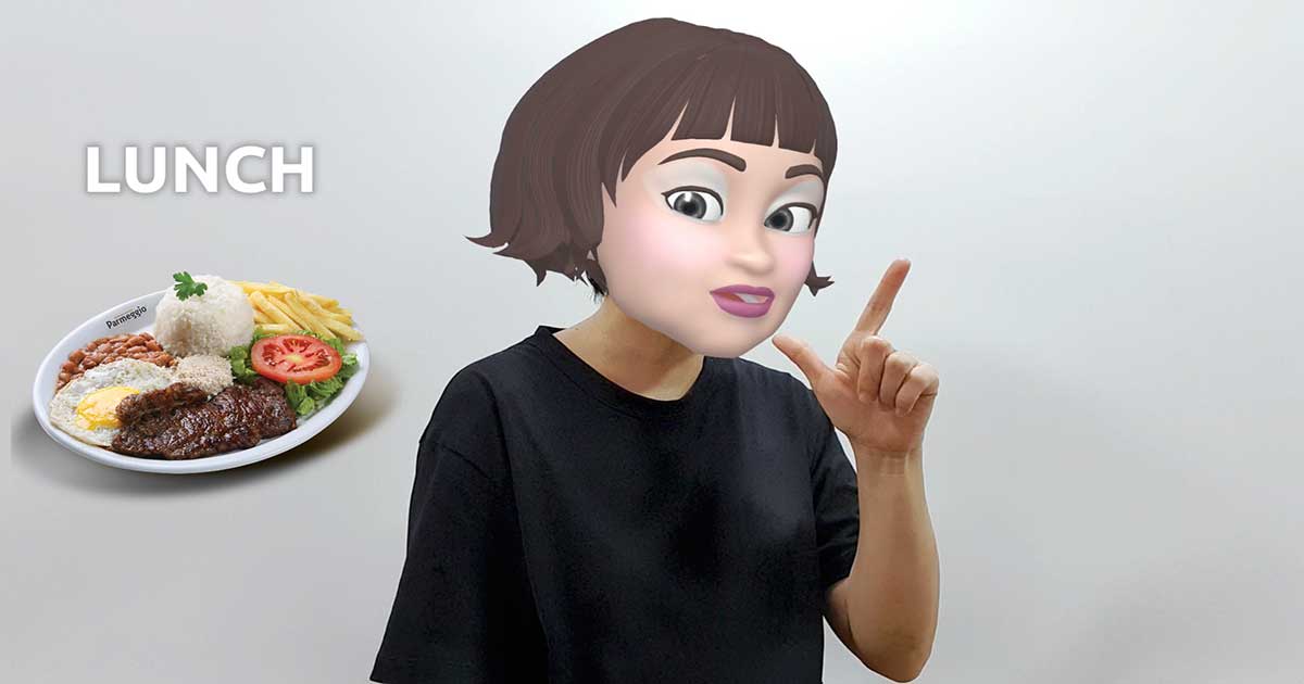 What is the American Sign Language ASL sign for lunch?