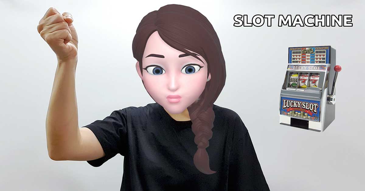 What is the American Sign Language ASL sign for slot machine?