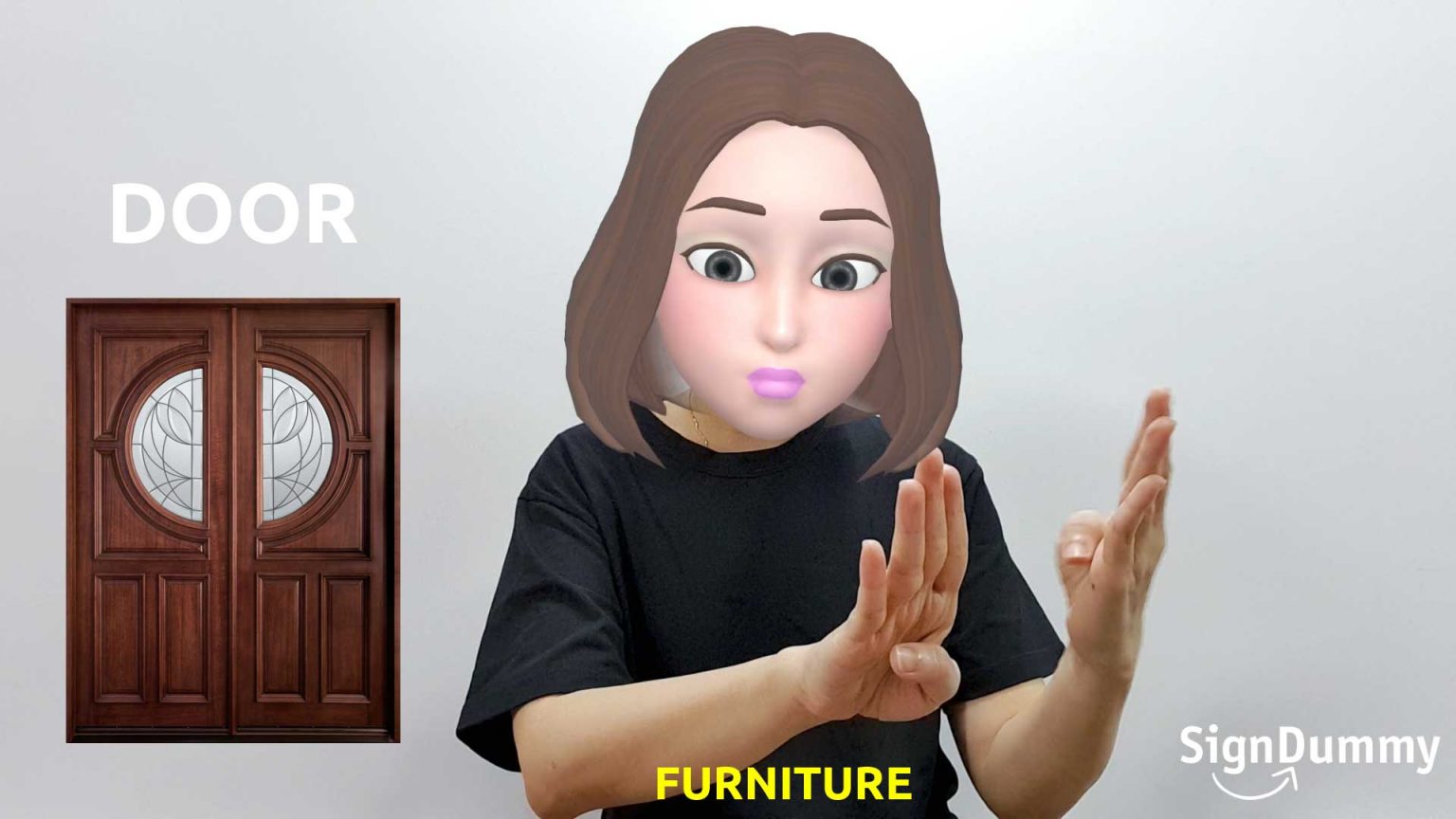 What is the American Sign Language ASL sign for furniture part 2?