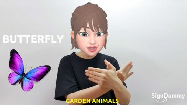 american sign language (asl) lesson: garden animals