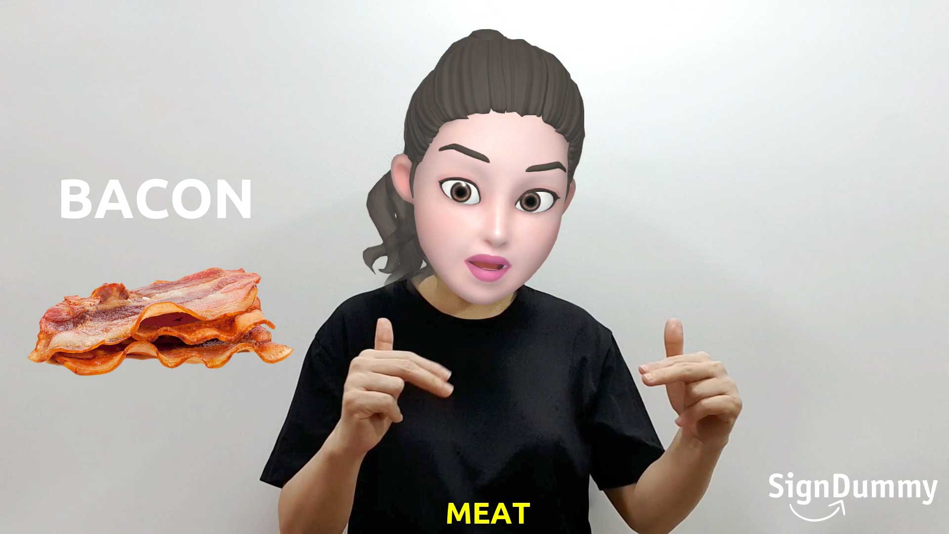 What is the American Sign Language ASL sign for meat?