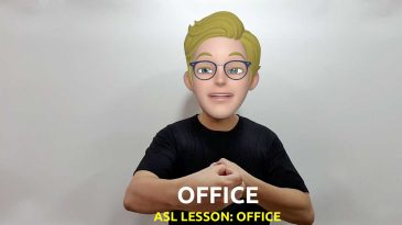 american sign language (asl) lesson: office