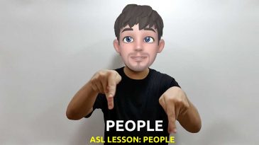 american sign language (asl) lesson: people