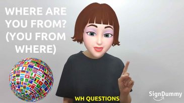 american sign language (asl) lesson: wh questions (what, where & when)