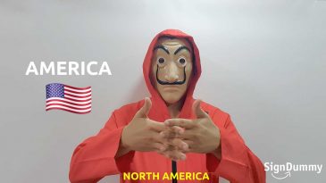 american sign language (asl) money heist lesson: countries