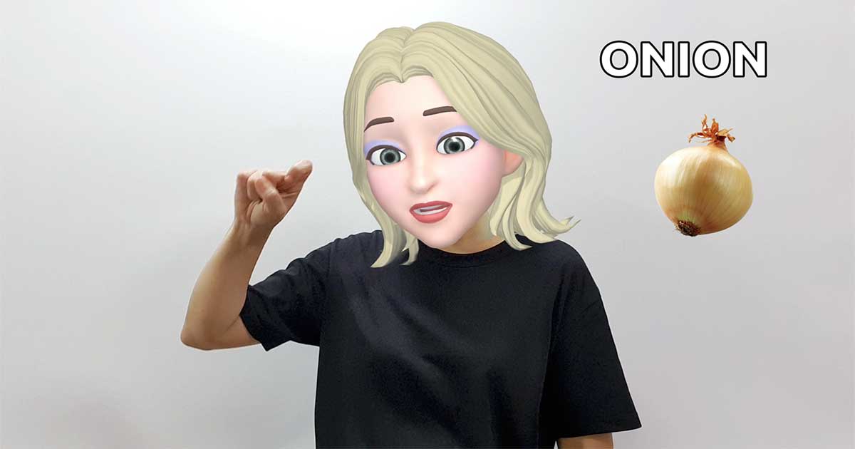 What is the American Sign Language ASL sign for onion?