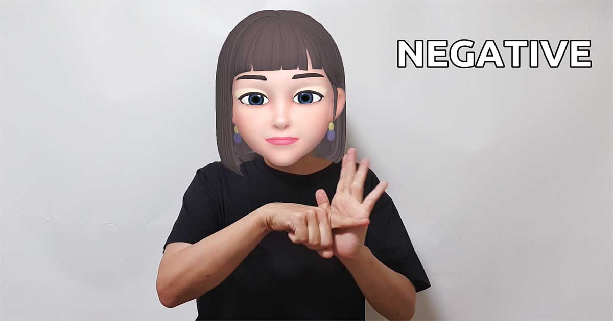 How to say affirmative and negative in American Sign Language ASL sign?