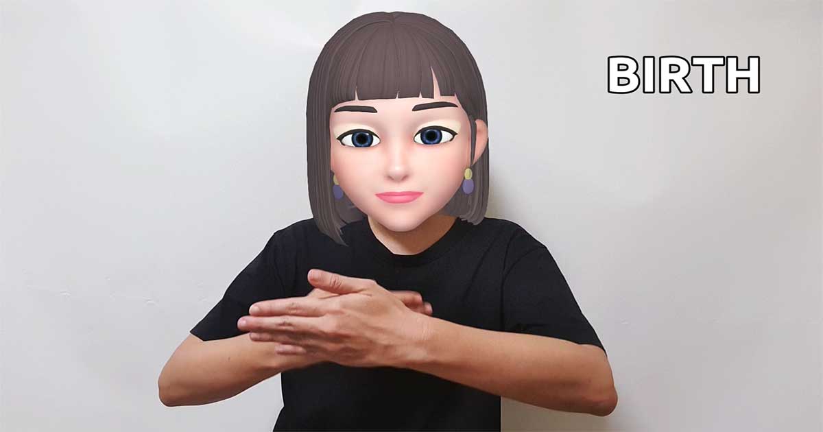 How to say birth and death in American Sign Language ASL sign?