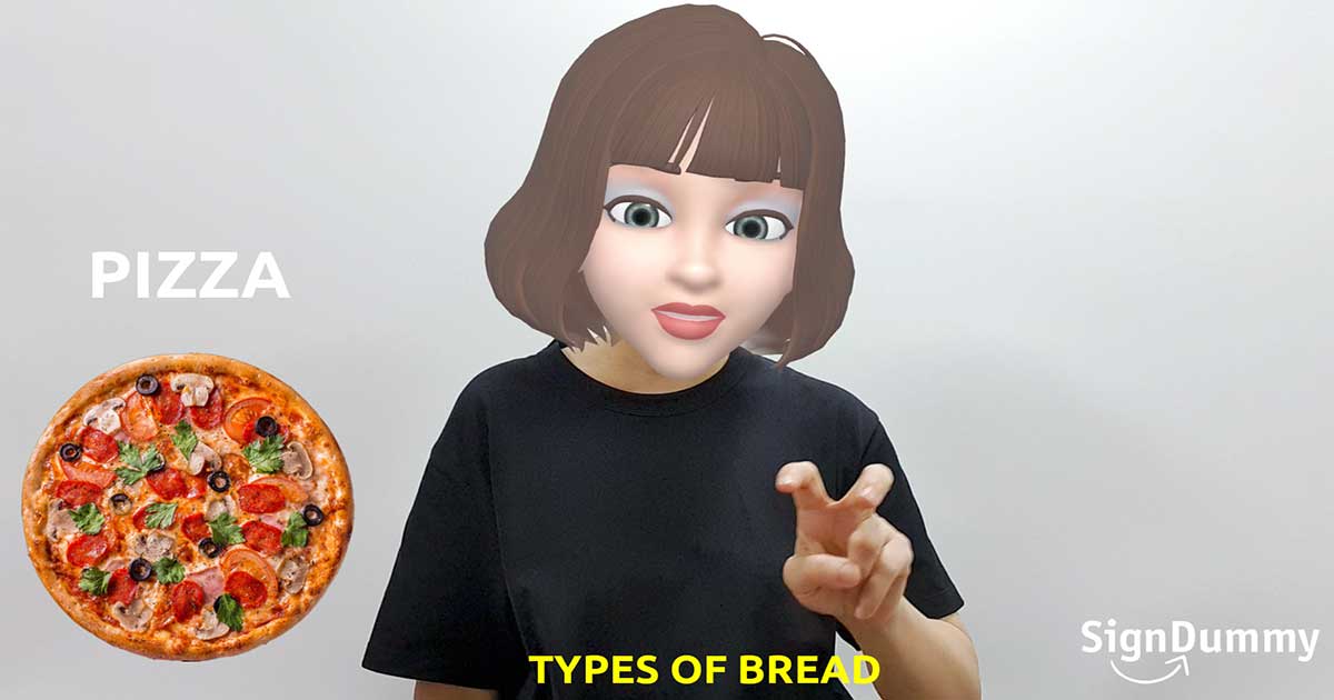 Learn Free American Sign Language (ASL) Lesson Types of Bread
