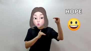 asl sign hope fear