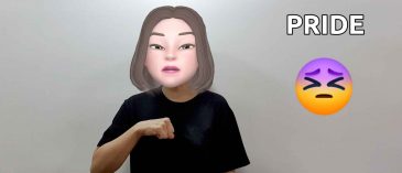 asl sign pride shame