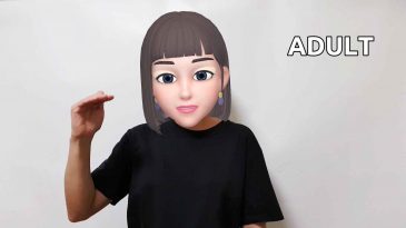 asl sign for adult child