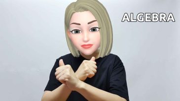 asl sign for algebra