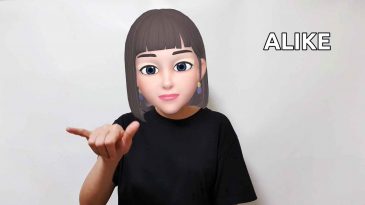 asl sign for alike different