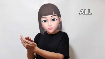 asl sign for all none