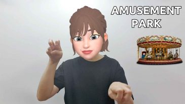 asl sign for amusement park