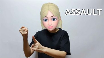 asl sign for assault