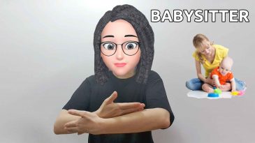 asl sign for babysitter
