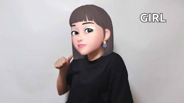 asl sign for boy girl