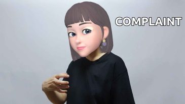 asl sign for complaint