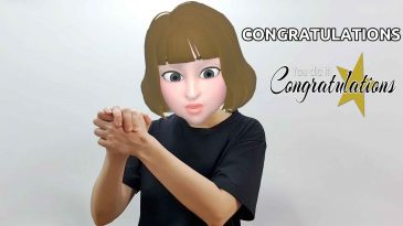 asl sign for congratulations