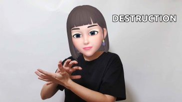 asl sign for construction destruction