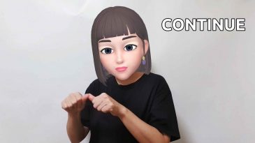 asl sign for continue interrupt