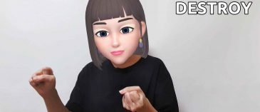 asl sign for create destroy