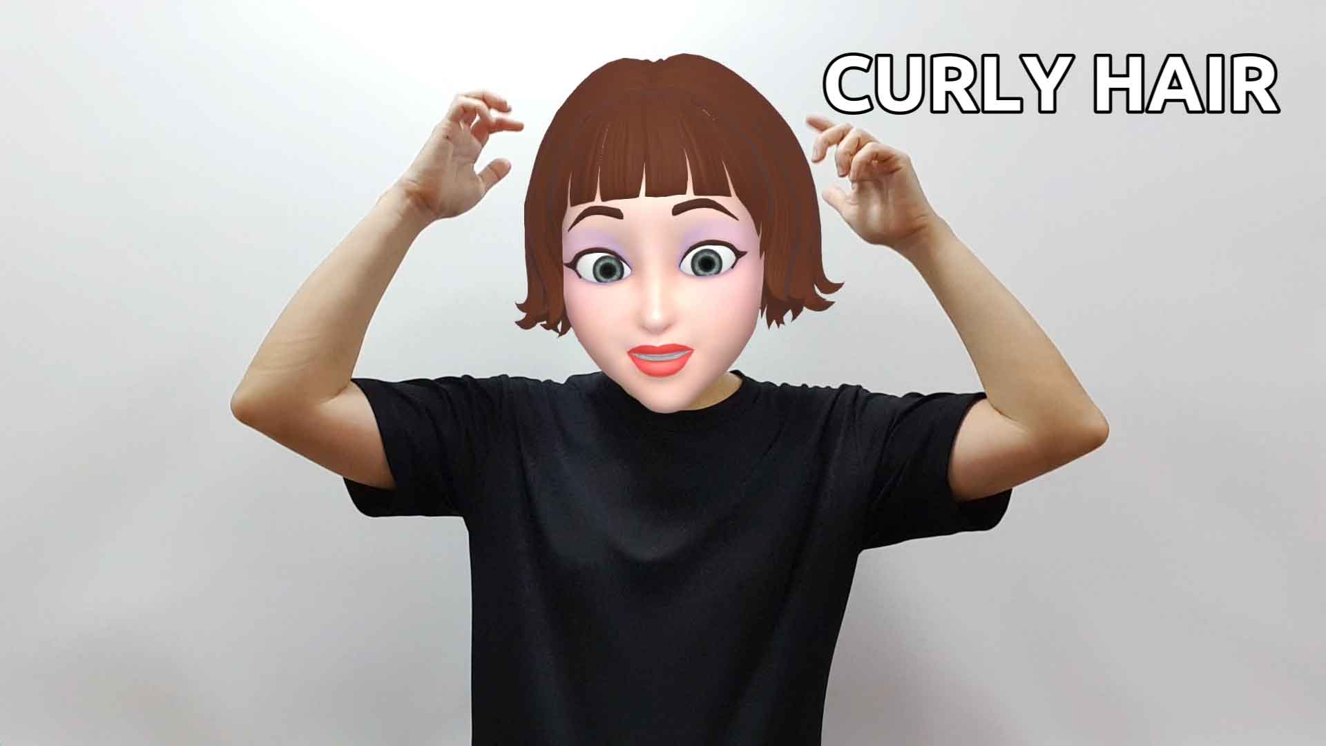 How to say curly hair in American Sign Language ASL sign?