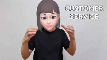 asl sign for customer service