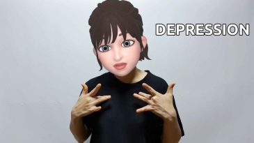 asl sign for depression