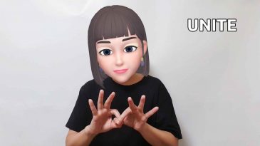 asl sign for divide unite