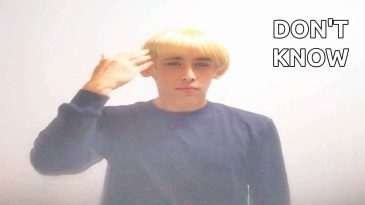 asl sign for don't know