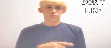 asl sign for don't like