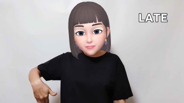 asl sign for early late