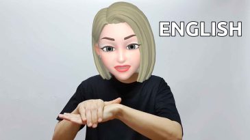 asl sign for english