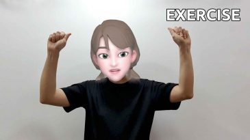 asl sign for exercise rest