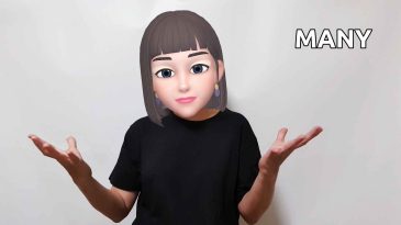 asl sign for few many