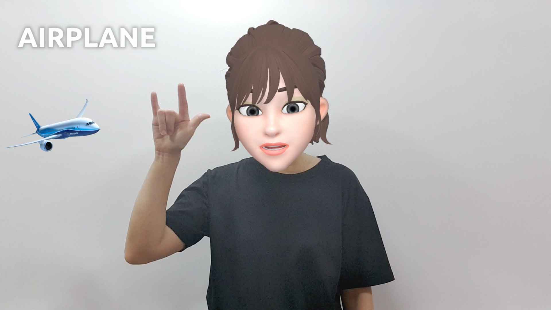 What is the American Sign Language ASL sign for airplane?