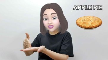 asl sign for apple pie