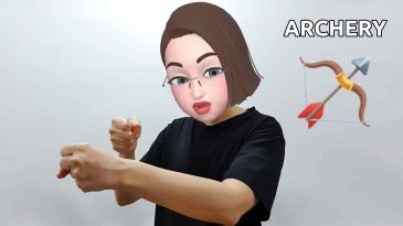 asl sign for archery