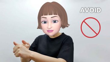 asl sign for avoid