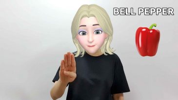asl sign bell pepper