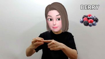 asl sign for berry
