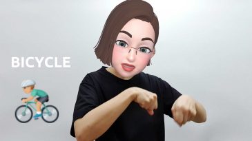 asl sign for bicycle