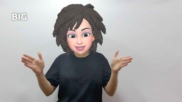 asl sign for big and small