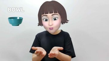 asl sign for bowl